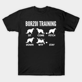 Borzoi Training Borzoi Dog Tricks T-Shirt